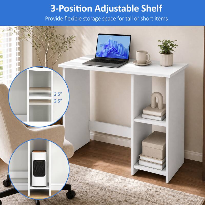 3-Position Adjustable Shelf  
Provide flexible storage space for tall or short items  
2.5" 2.5"