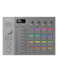 SLAB UNDO REDO
STEMS FX1 IIII TRIGGER I
2 1
STRIP MODE
ENCODER MODE PADS/DECK
TRIGGER MODE PAD FX
PIANO MODE STEP SEQUENCE
DECK SELECT
SCENE SELECT
UTILITY
DEVICE MODE
PLAY IN KEY
AUTO SET AUTO SET MODE
FAVORITE MONO / POLY
FOCUS
DIAL MODE
OCTAVE PIANO ROLL
SHIFT
SCENE SIZE QUANTIZE VALUE
LIBRARY VIEW
DELETE CLEAR SEQUENCE
SELECT ALL QUANTIZE
NOTE REPEAT HOLD