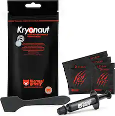 RESEALABLE / WIEDERVERSCHLIESSBAR
Kryonaut
ULTRA HIGH PERFORMANCE THERMAL GREASE
ICTC 250-C
Ultra-Hochleistungs-Wärmeleitpaste
Pâte thermique ultra haute performance
Pasta termica ultra performante
Pasta termica de extremo rendimiento
Pasta termica de desempenho ultra alto
1. CLEAR
2. CLEAN
3. FINISH
thermal grizzly
www.thermal-grizzly.com
2x WET
2x DRY
