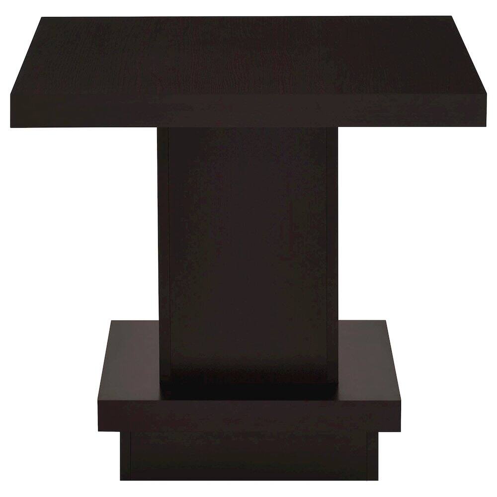 Alt View 1. Coaster Co. of America - Reston 3-piece Square Coffee and End Table Set Cappuccino - Cappuccino.
