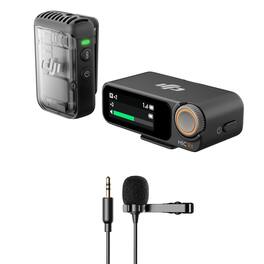 Mic 2 DJI Mic 2 (1 TX + 1 RX) with Omnidirectional Condenser Lavalier Microphone bundle - DJIMIC2RX1-KNLV