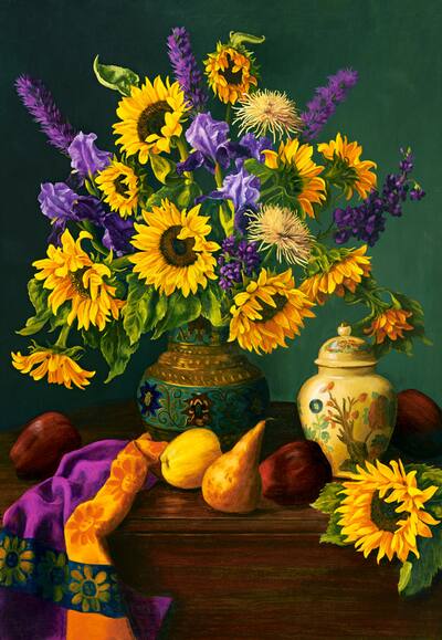 Castorland C-300488 Puzzle con tulipani e altri fiori, multicolore Castorland C-300488 Puzzle con tulipani e altri fiori, multicolore