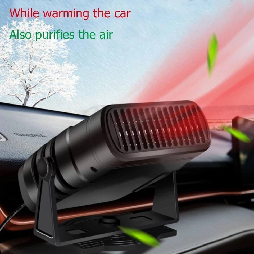 While warming the car  
Also purifies the air