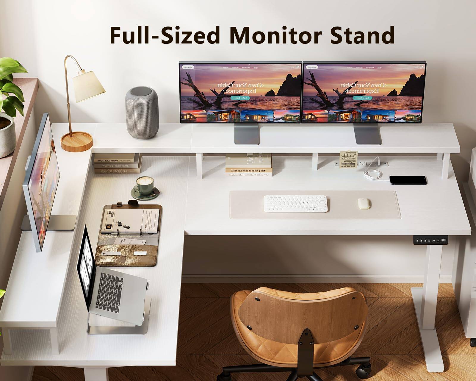 Full-Sized Monitor Stand  
Create Your Own Experience!