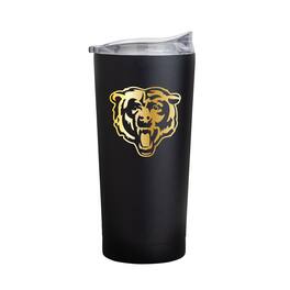 Logo Brands - Chicago Bears Black Foil 20oz. Powder Coat Tumbler - Multicolor