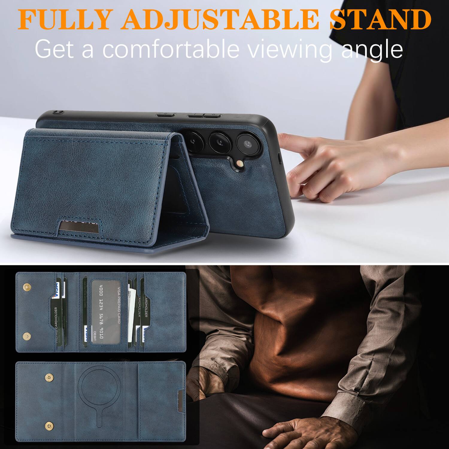 FULLY ADJUSTABLE STAND  
Get a comfortable viewing angle
