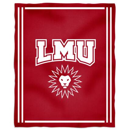 Front. Vive La Fete - Loyola Marymount Lions 36'' x 48'' Children's Mascot Plush Blanket - Multicolor.
