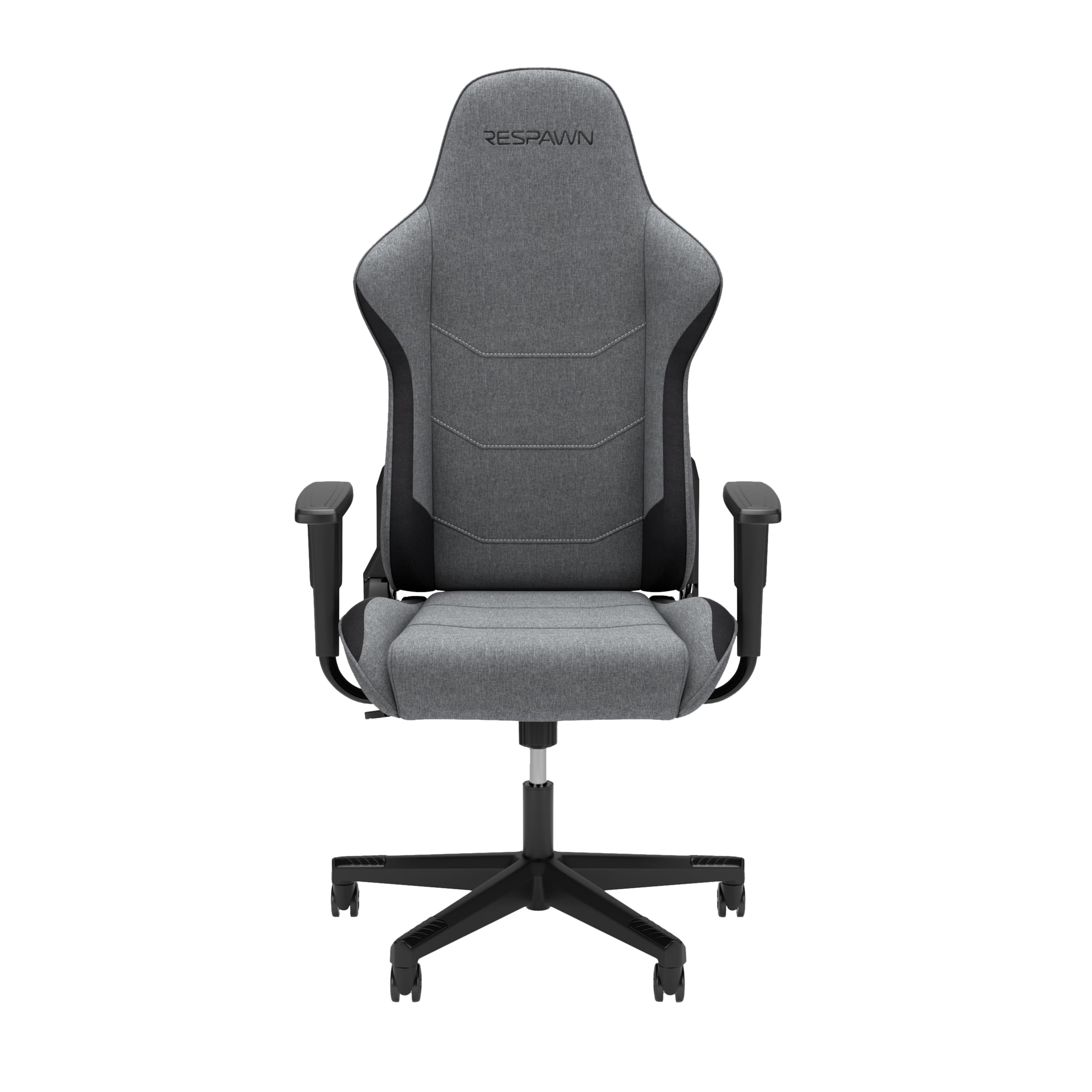 Respawn Products - RESPAWN 110 Ergonomic Gaming Chair - Racing Style High Back PC Computer Desk Office Chair - Grey Fabric