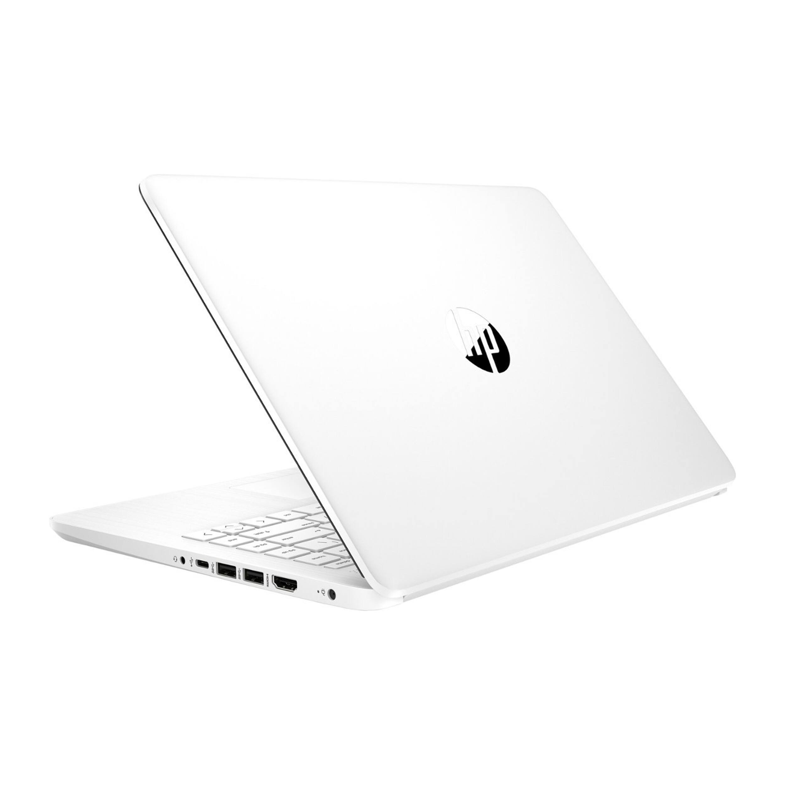 Alt View 1. HP - HP Stream 14" HD Business Laptop,Intel Celeron N4120,8GB RAM,64GB eMMC,1 Year Office 365,Win 11,White - White.