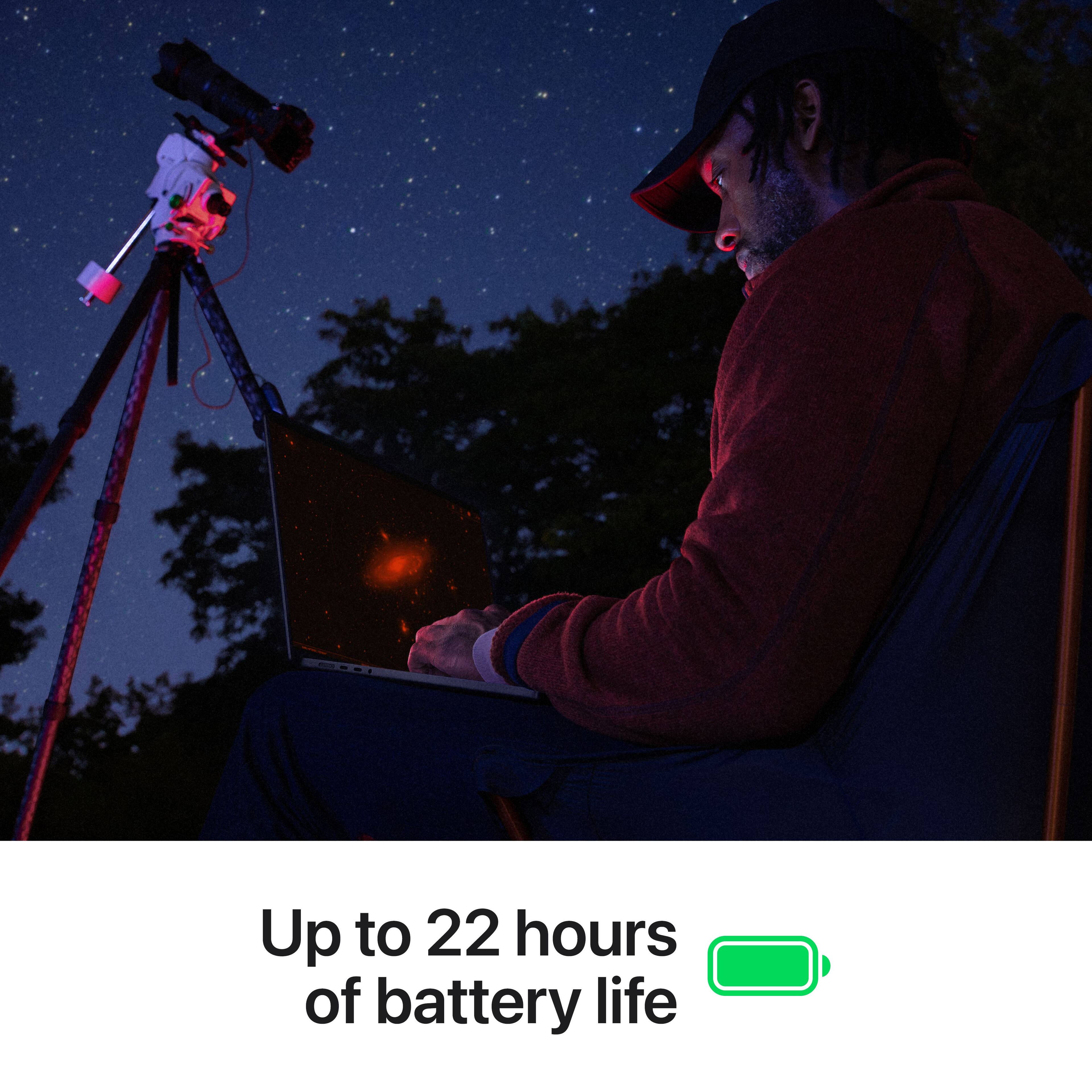Up to 22 hours of battery life