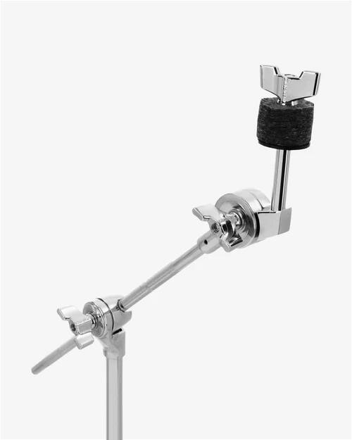 Angle. Gibraltar Hardware - Boom Cymbal Stand, Lightweight Double Braced Chrome Hardware, with Hideaway Boom Tilter and Geared Cymbal Adjustment.