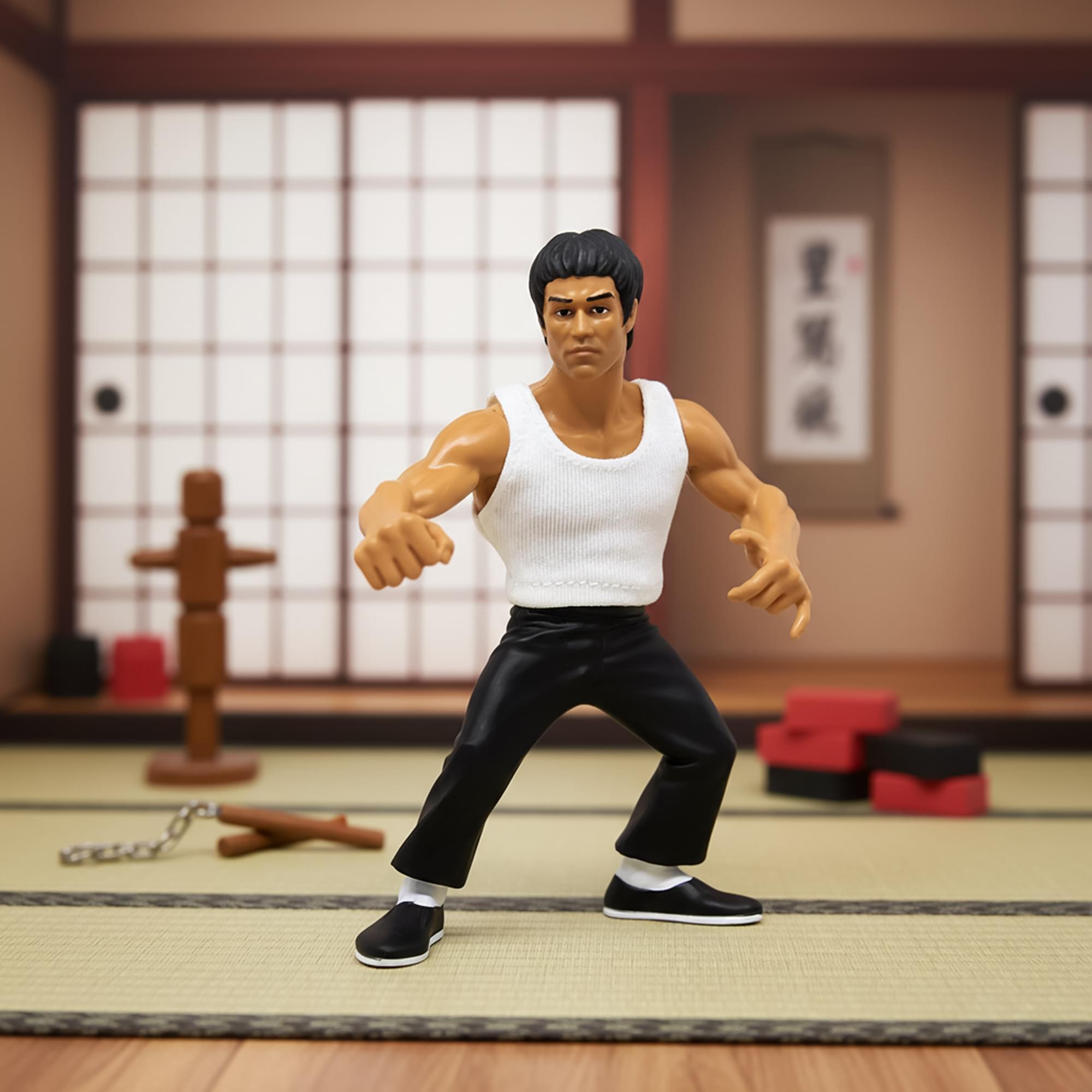 Alt View 5. Zombie Sailor's Toys - Bruce Lee Heels and Faces Retro Action Figure | Dragon - Multi-Colored.