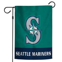 WinCraft - Seattle Mariners 12" x 18" Applique Garden Flag - Multicolor