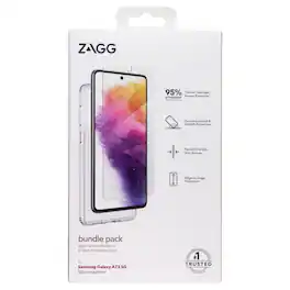 ZAGG - Bundle Pack Glass & Protective Case for Samsung Galaxy A73 5G - Clear