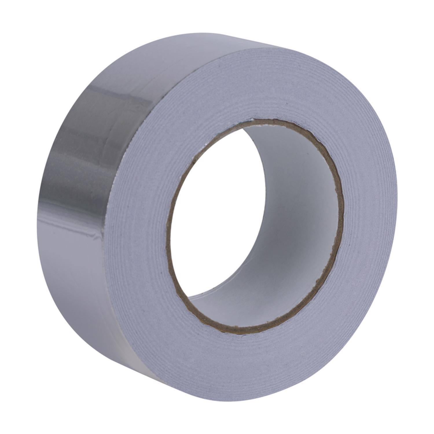 Angle. Duck - Duck 1.88 in. W X 50 yd L Chrome Metal Repair Tape.