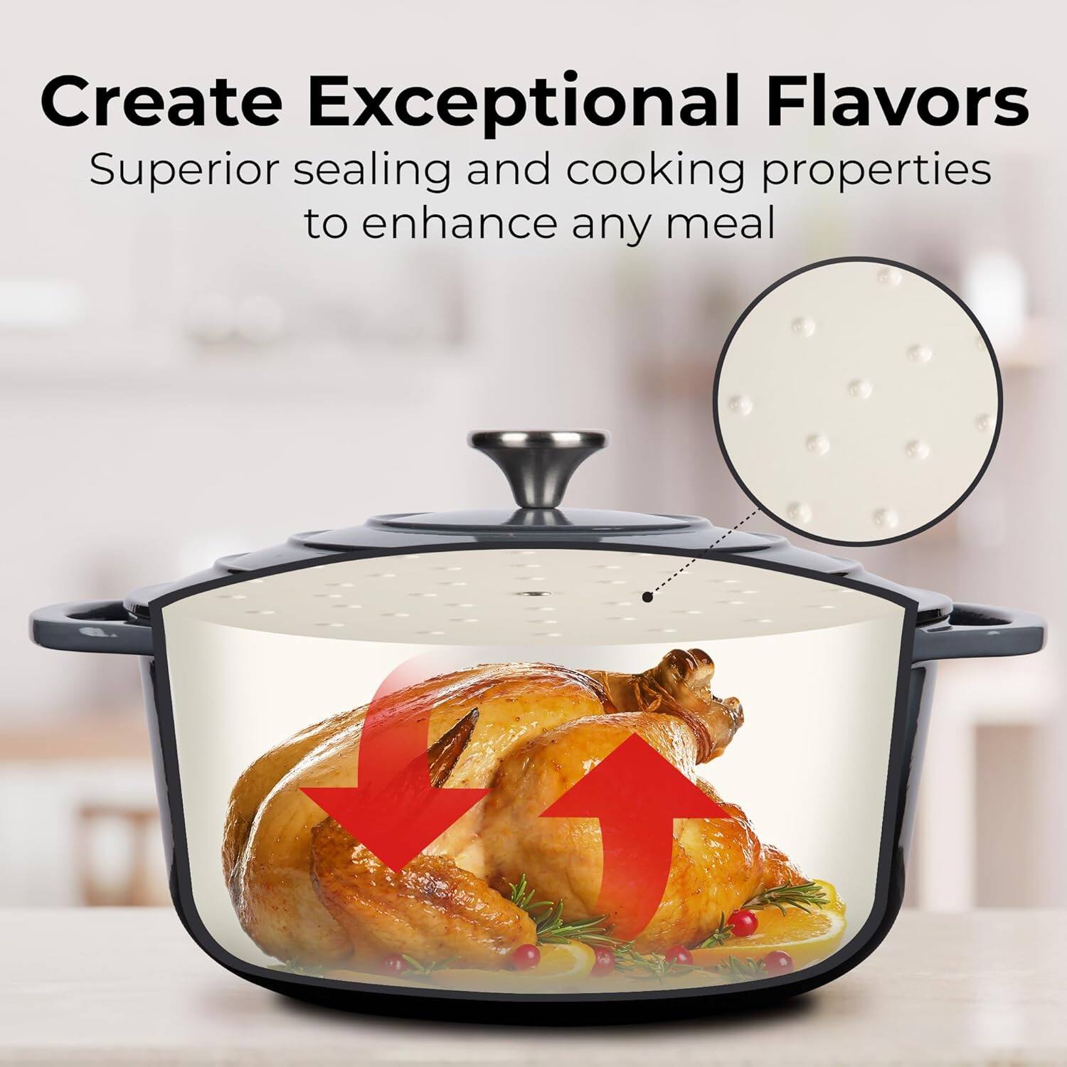 Create Exceptional Flavors  
Superior sealing and cooking properties to enhance any meal