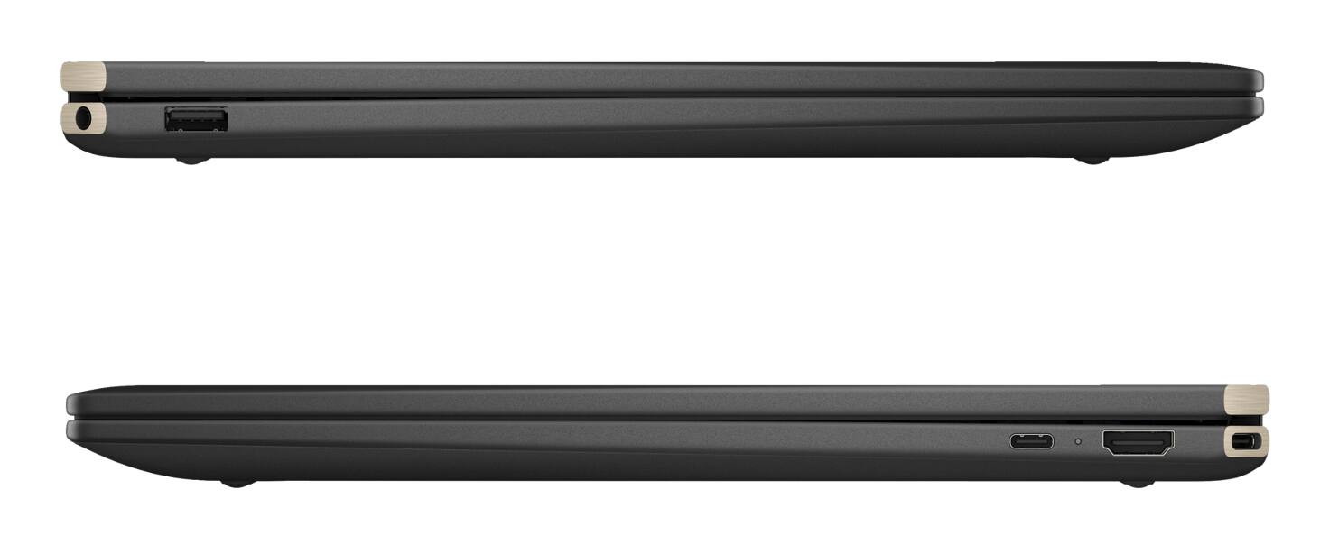 Alt View 4. HP - HP Spectre x360 2-in-1 Laptop 16.0 2.8K Display (Intel Ultra 7-155H, 32GB LPDDR5X, 1TB PCIe SSD, Win 11 Pro) - Nightfall Black.