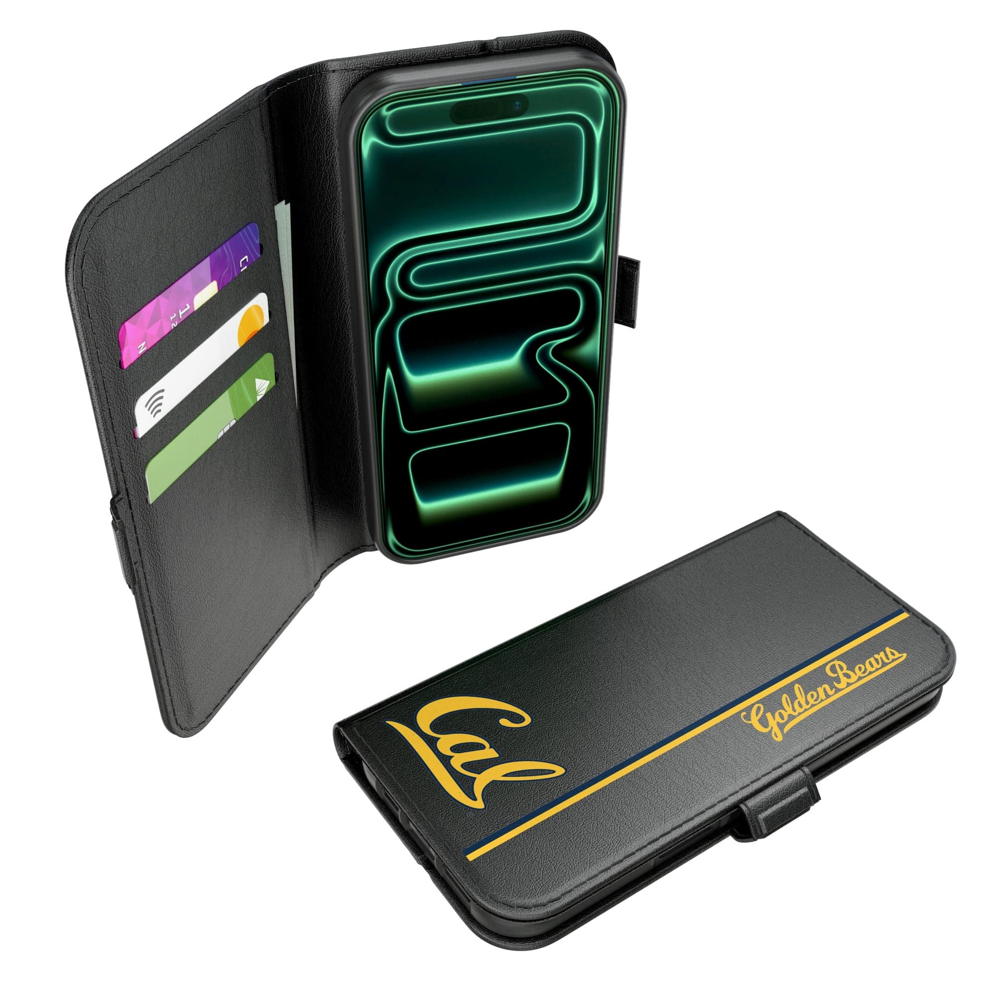 Keyscaper - NCAA - Cal Bears iPhone Folio 2.0 Case - 17 Pro - Black price history on PriceWatchPro
