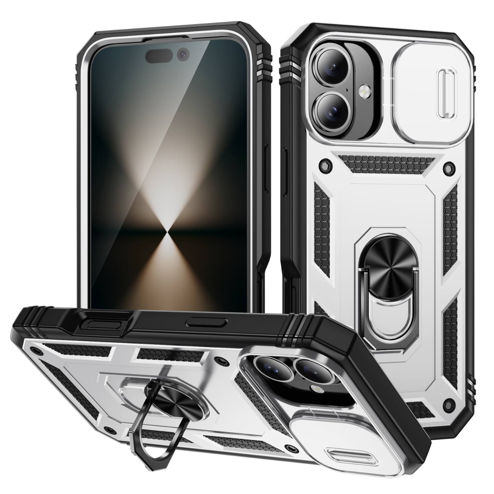 Silver/Black