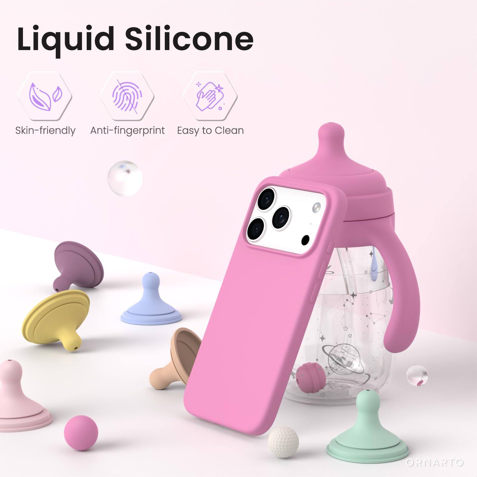 Liquid Silicone

Skin-friendly  
Anti-fingerprint  
Easy to Clean  

ORNARTO