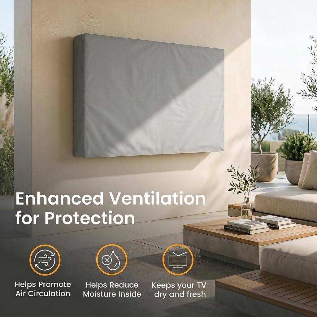 Enhanced Ventilation for Protection

- Helps Promote Air Circulation
- Helps Reduce Moisture Inside
- Keeps your TV dry and fresh