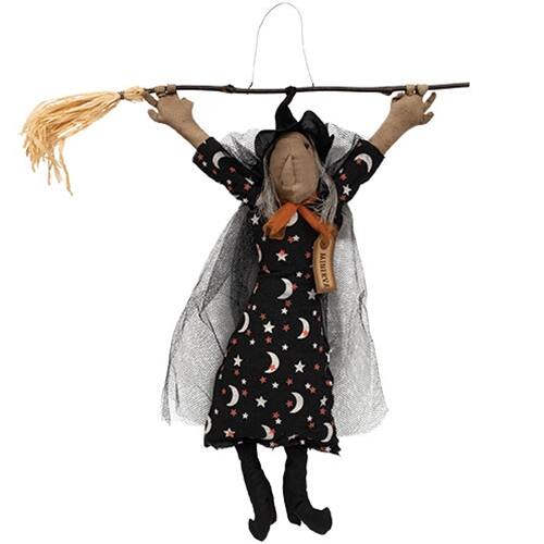 Front. BreeBe - Minerva Witch Doll - Black.