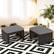Alt View 6. Costway - 2PCS Patio Rattan Ottoman Cushioned Seat Foot Rest Furniture - Grey + Mix brown.