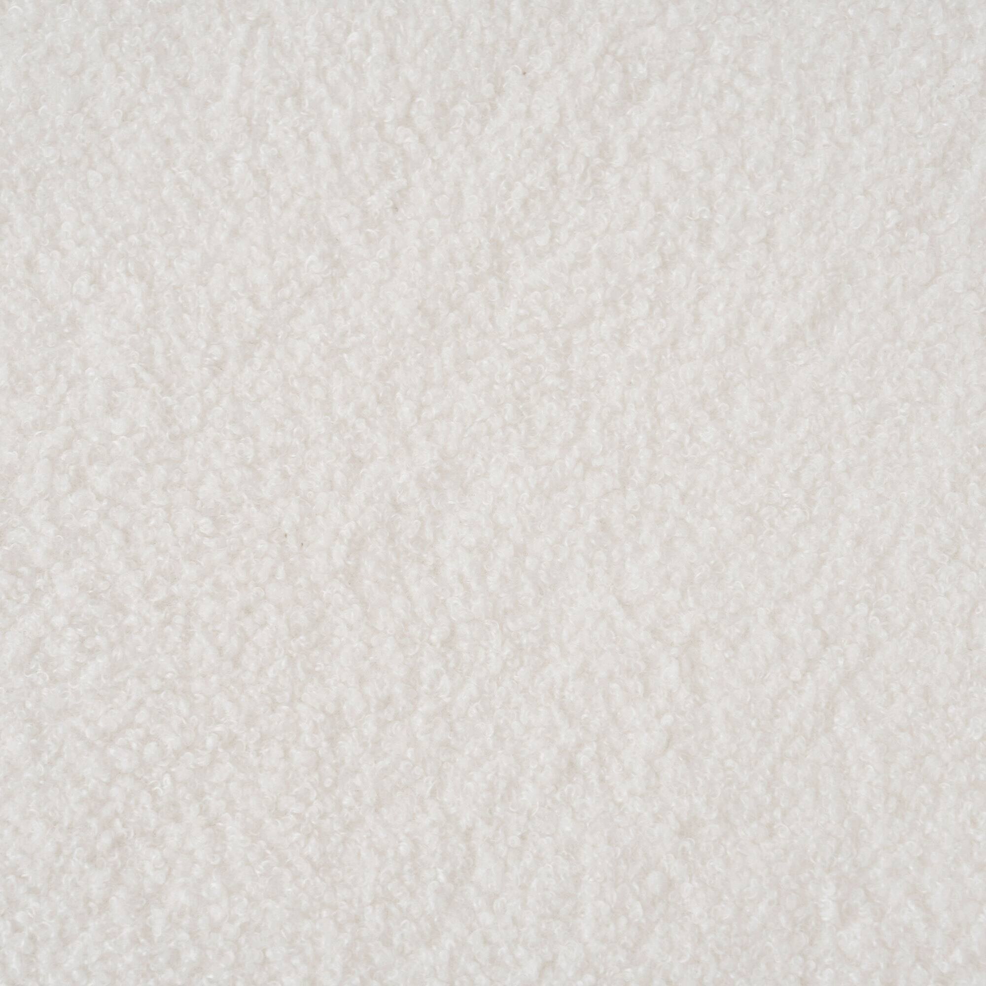 Alt View 10. GOODSILO - Modern Curved Loveseat Sofa with Teddy Velvet Fabric for Small Spaces and Apartments - White.