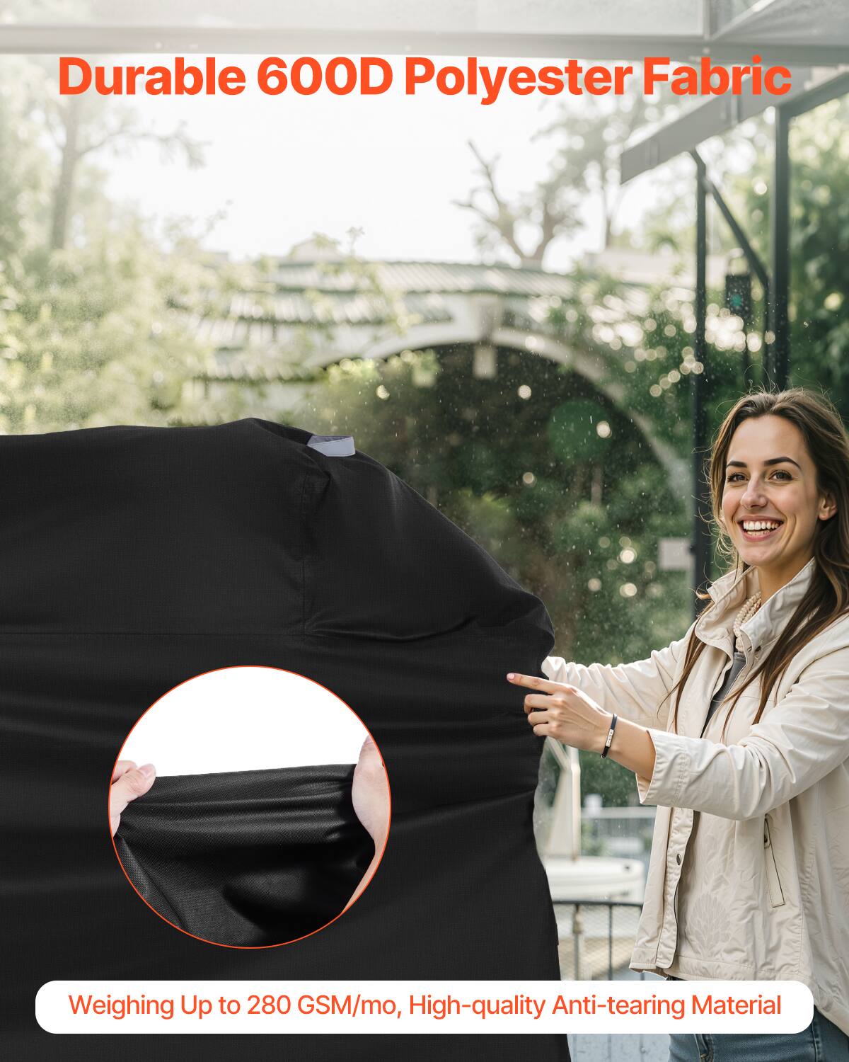 Durable 600D Polyester Fabric

Weighing Up to 280 GSM/mo, High-quality Anti-tearing Material