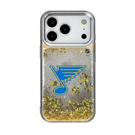 Keyscaper - NHL - St. Louis Blues Linen Logo iPhone Glitter Case - 13 - Multicolor