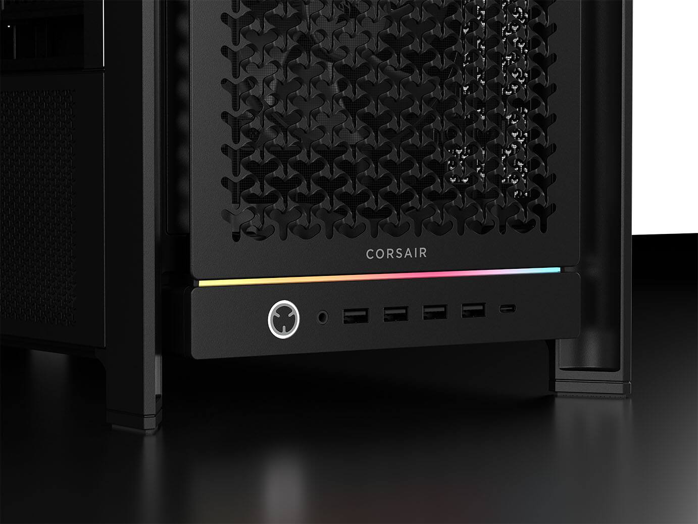 Alt View 13. CORSAIR - 5000D RS Mid-Tower Modular PC Case - Black.