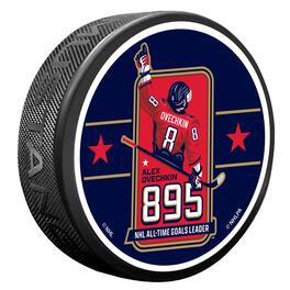 Mustang Drinkware - Alexander Ovechkin Washington Capitals NHL All-Time Leading Goal Scorer 895 Hockey Puck - Multicolor