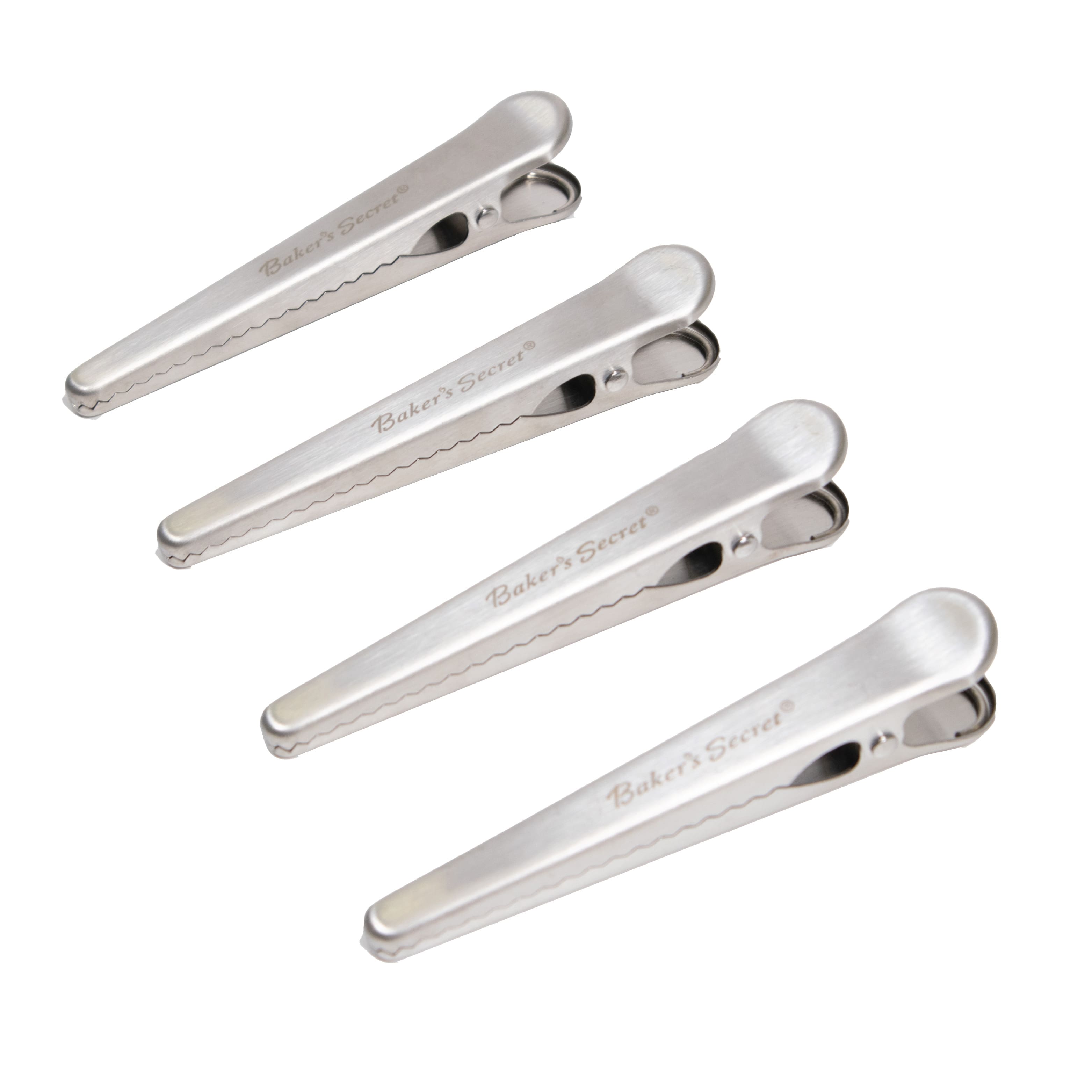 Baker's Secret - Stainless Steel Non-rusting Set of 4 Bag Clip Set - Metal price history on PriceWatchPro