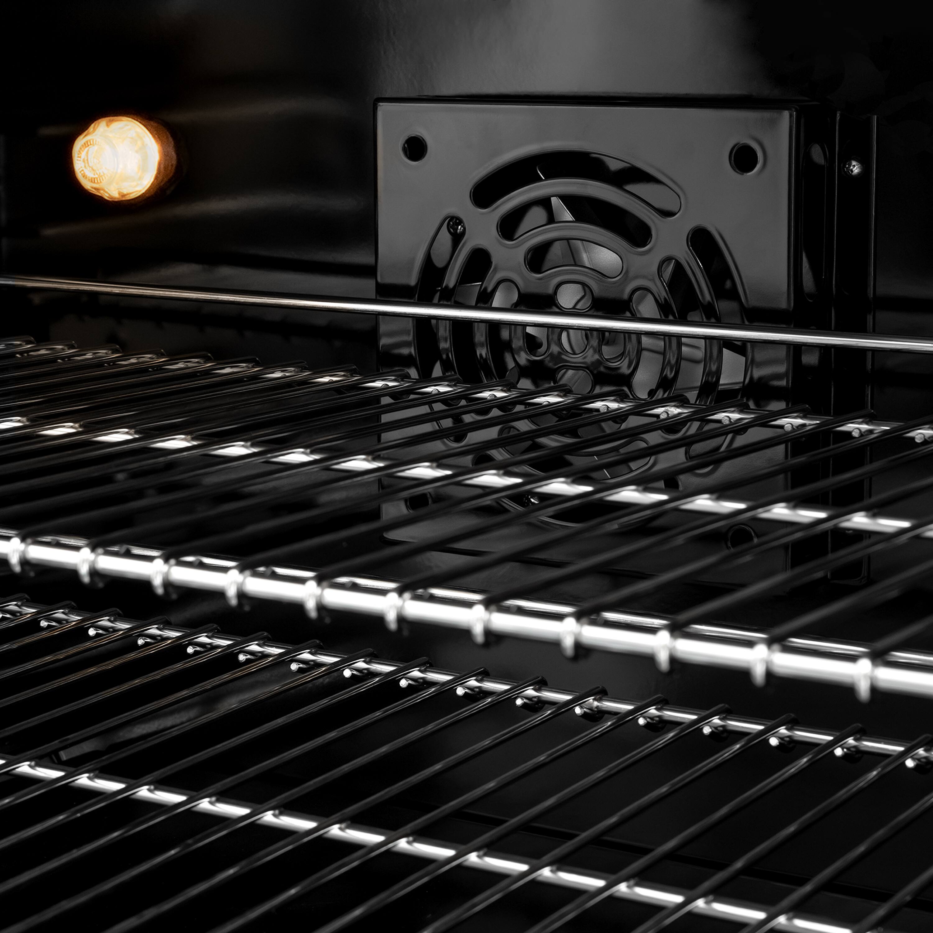 Alt View 4. ZLINE - Autograph 36 in. 5.2 cu. ft. Paramount Freestanding Induction Range with 5 Burners and Electric Oven w/ Gold Accents - Stainless Steel.