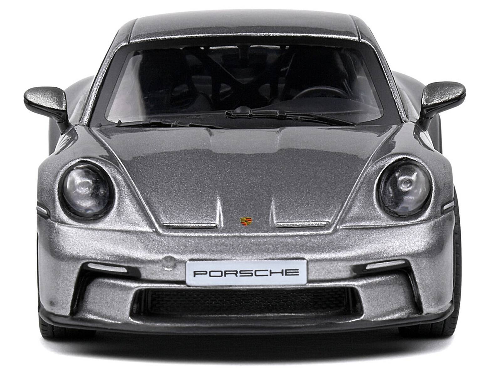 Alt View 4. Solido - Porsche 911 (992) GT3 Touring GT Silver Metallic 1/43 Diecast Model Car by Solido.