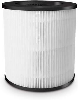 Livatro - HEPA Filter, H13 Upgraded True HEPA 3 Stages Filtration Filter, High-Efficiency Activated Carbon Filter - White