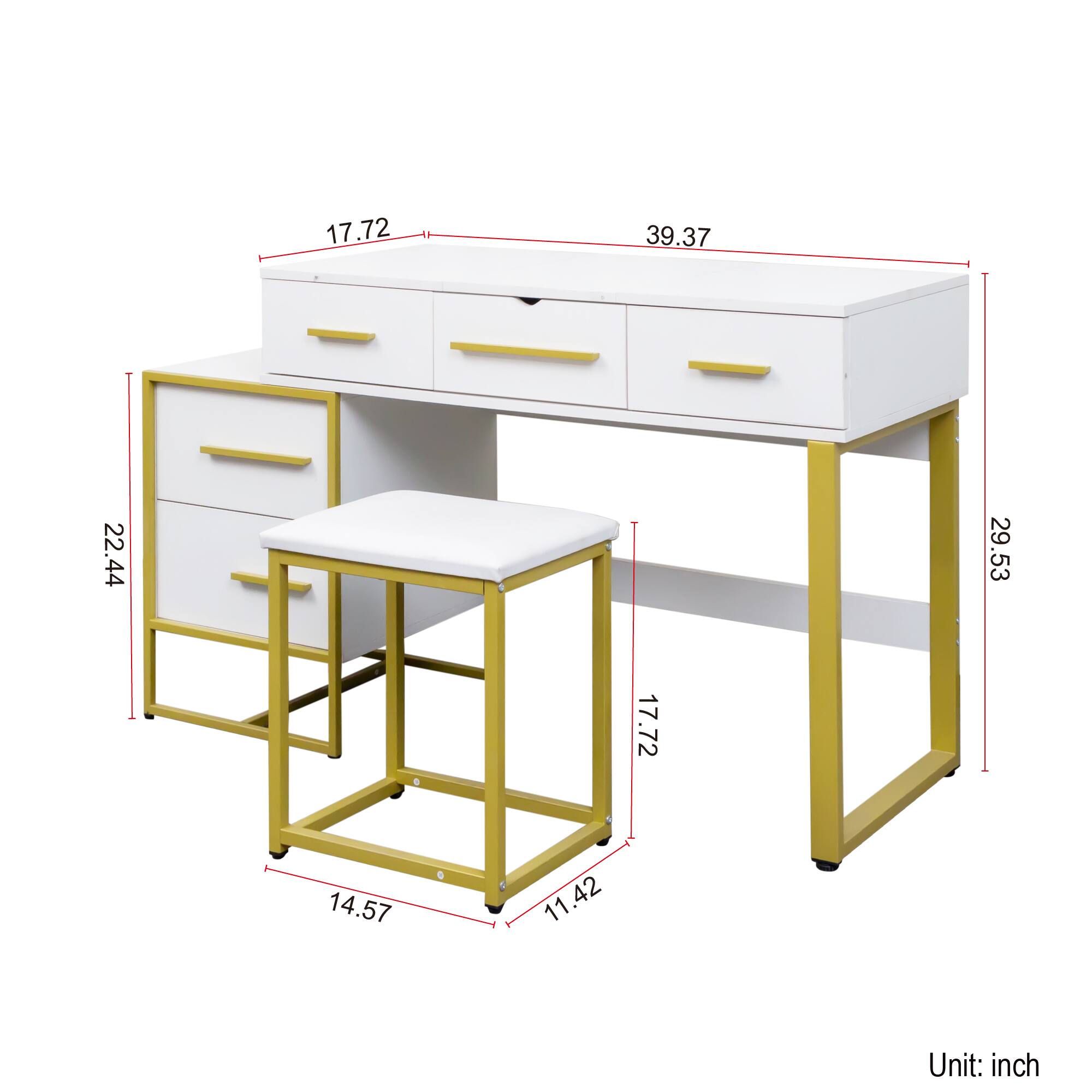 17.72  
39.37  
22.44  
29.53  
17.72  
14.57  
11.42  

Unit: inch