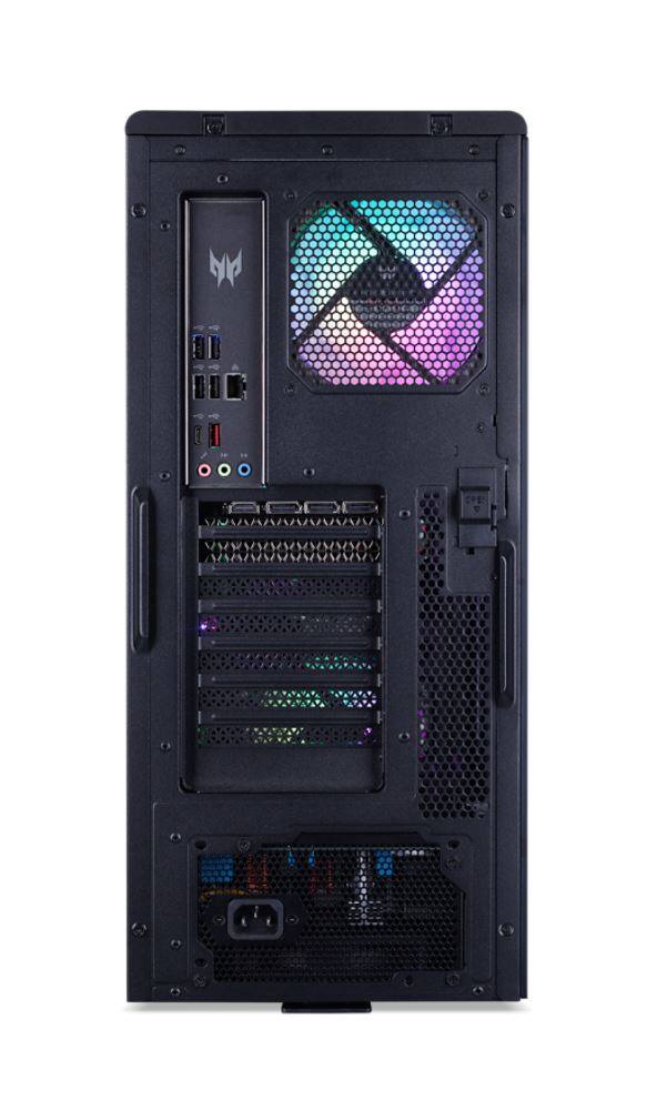 Alt View 1. Acer - Predator Orion 5000 PO5-655-UB21 Gaming Desktop 32GB 1TB SSD Intel Core i7-14700F 20-core 2.1GHz W11H - Black.