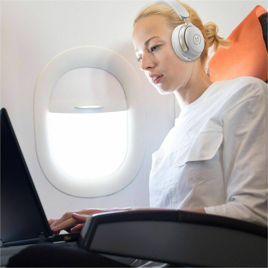 Alt View 1. Morpheus 360 - Morpheus 360 Aspire ANC Active Noise Canceling Headphones - Bluetooth Headset with Microphone - HP8100ANC - Stereo - Unknown.