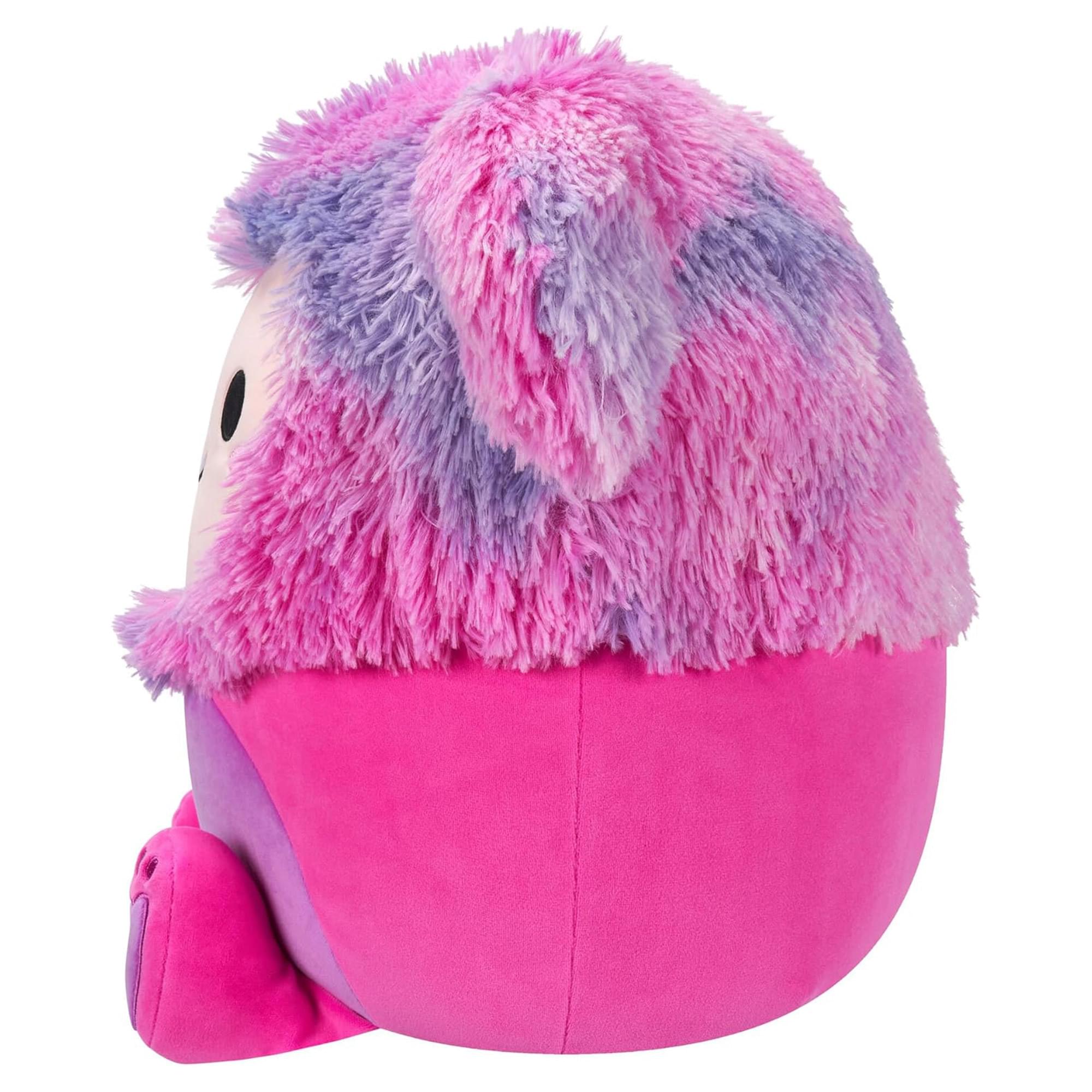 Alt View 10. Kellytoy - Squishmallow 12 Inch Plush | Woxie the Magenta Bigfoot - Magenta.