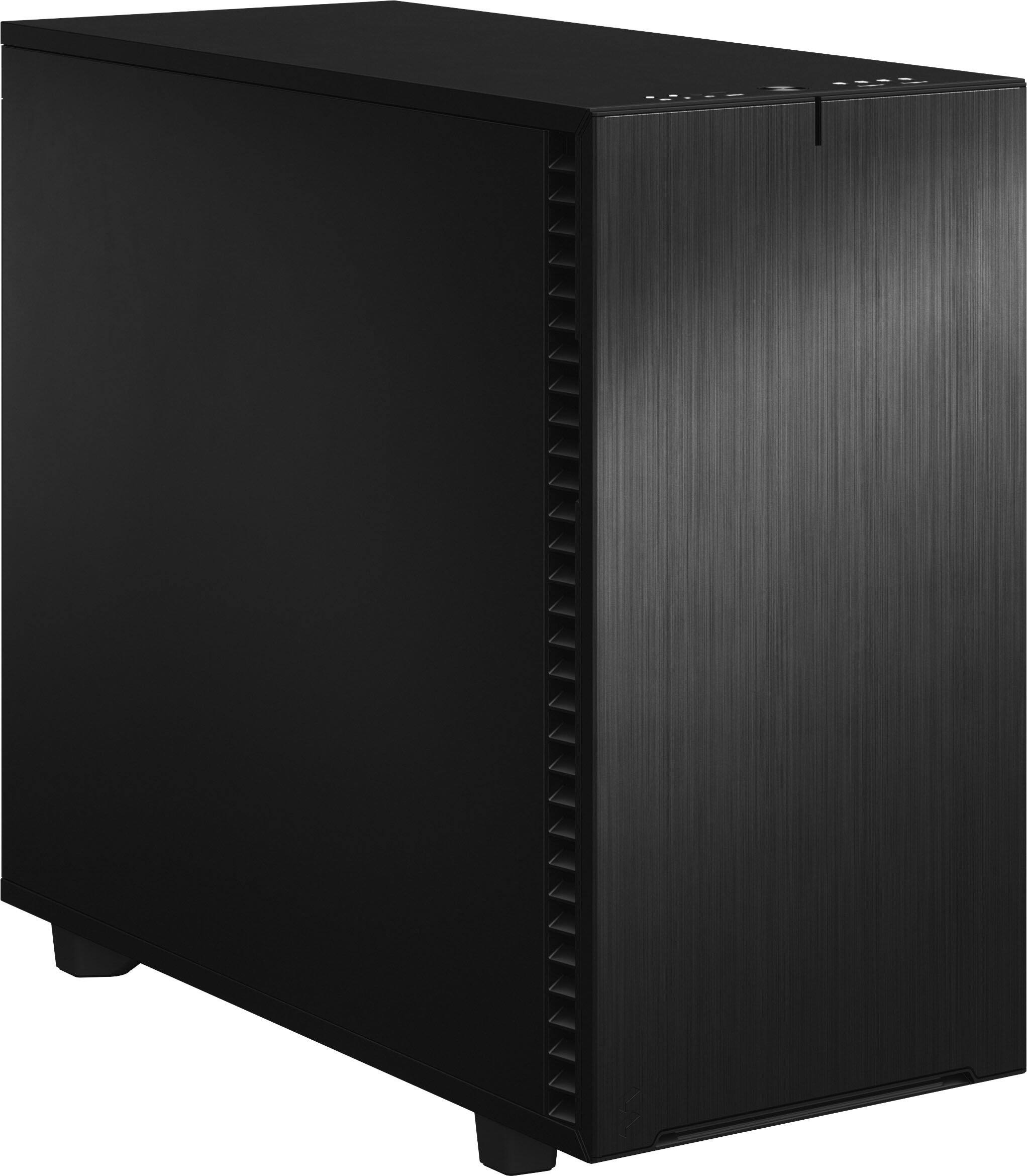 Angle. Fractal Design - Fractal Design Define 7 Black Brushed Aluminum/Steel E-ATX Silent Modular Mid Tower PC Case - Black.