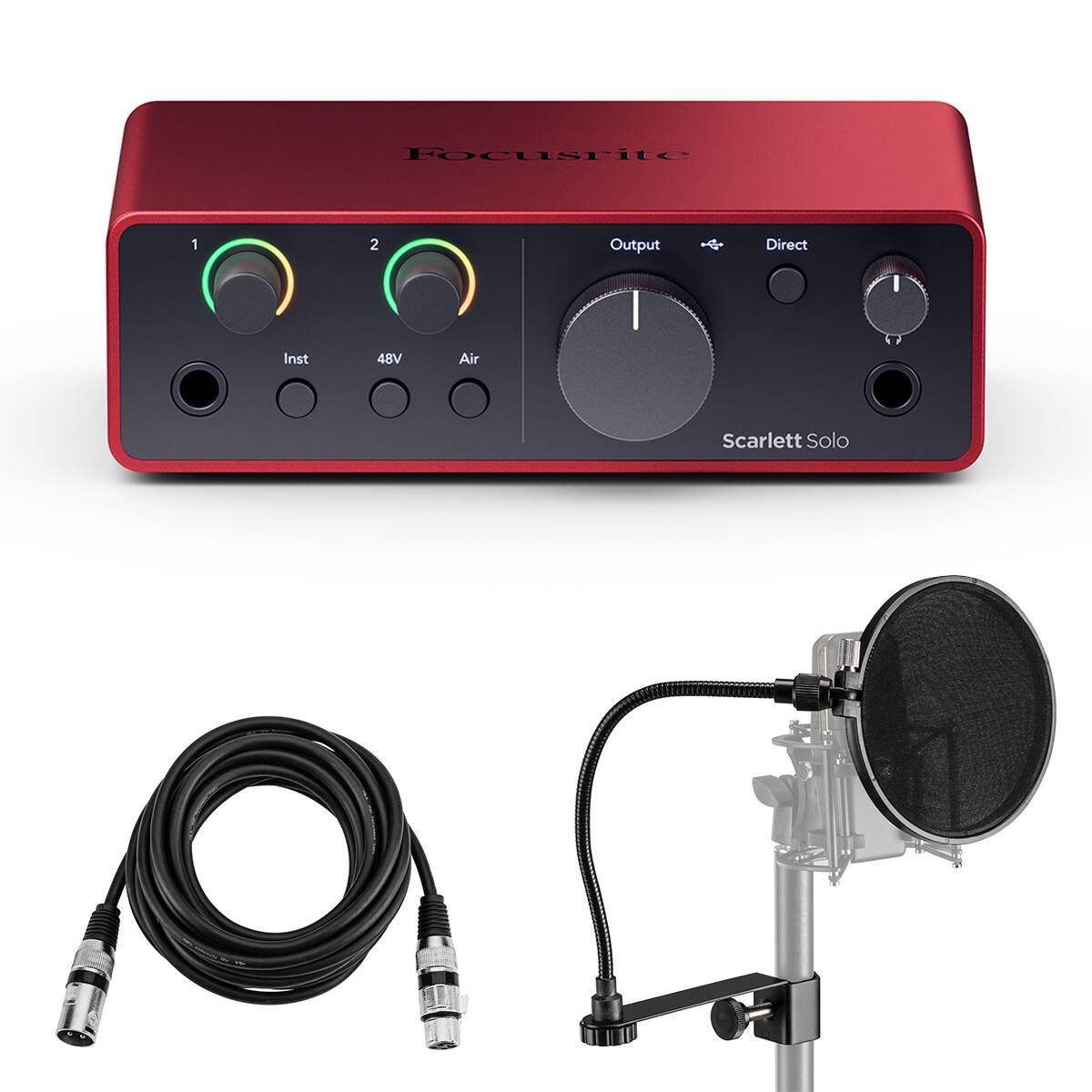 Focusrite Scarlett Solo 1 2 Output Direct Inst 48V Air