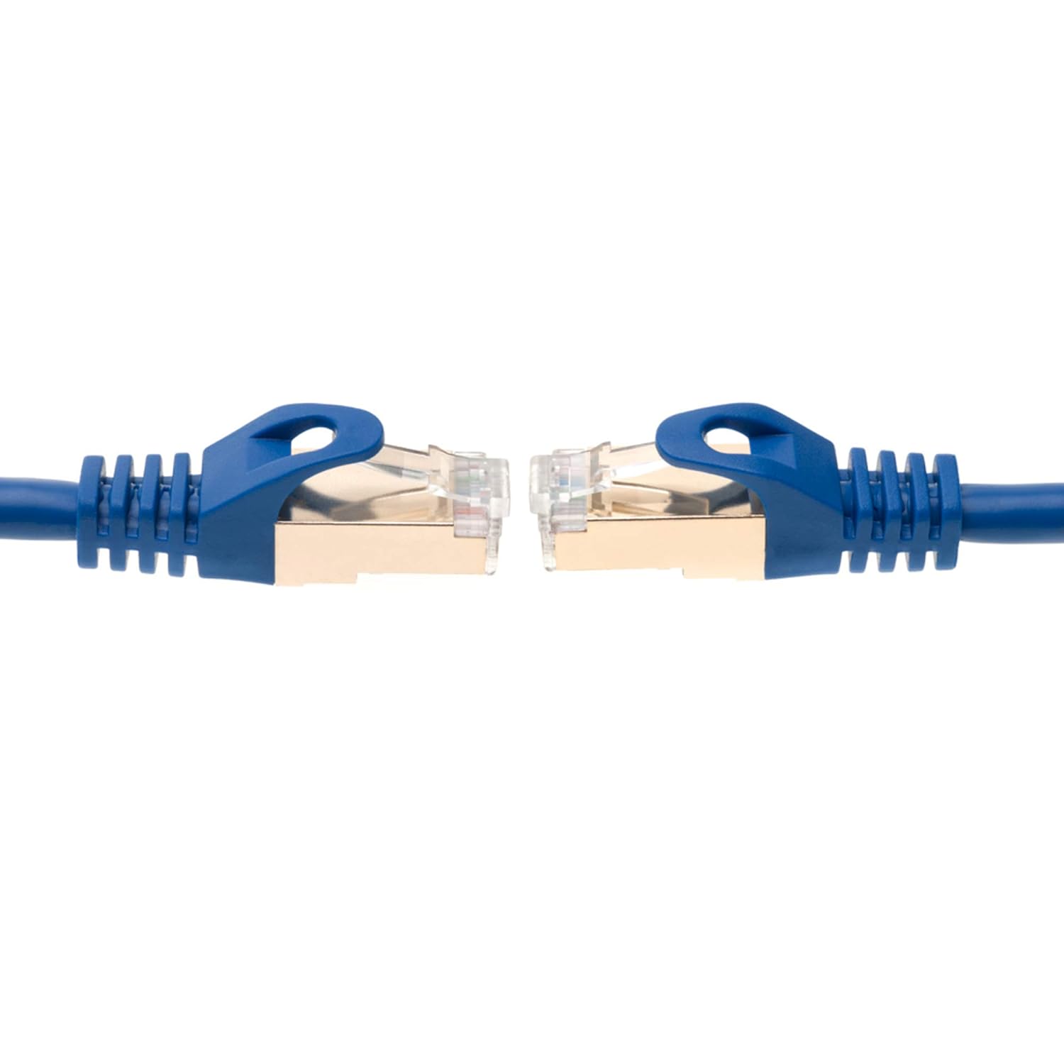 Alt View 1. Cables Direct Online - Cat7 S/FTP Copper Ethernet Cable 10Gbps 600MHz Shielded RJ45 LAN Patch Cord for Gaming, Streaming & Networking, 25ft - Blue.