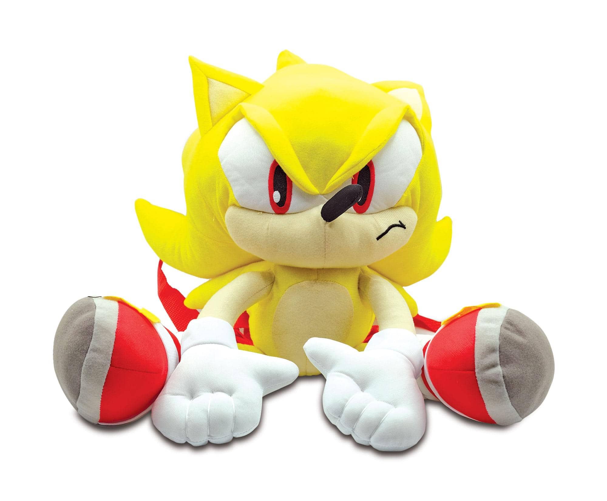 Accessory Innovations Company - Sonic The Hedgehog Super Sonic 18 Inch Plush Backpack - Yellow