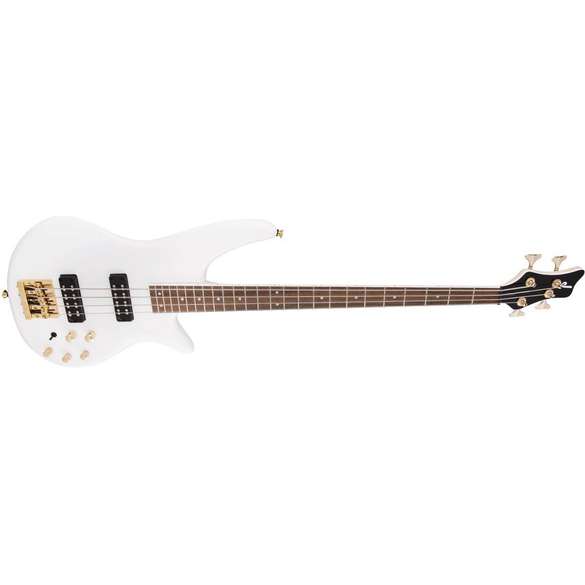 Alt View 4. Jackson - Jackson JS3 JS Series Spectra Bass Guitar, Snow White.