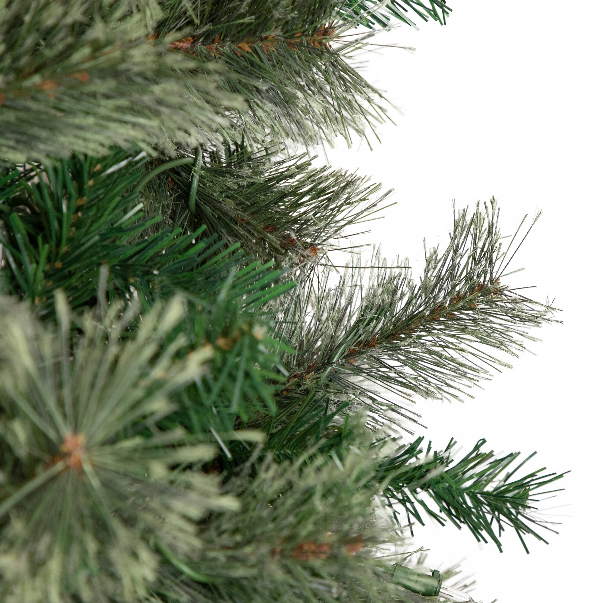 Alt View 2. Northlight - Medium Oregon Cashmere Pine Artificial Christmas Tree - 6.5' - Unlit - Green.