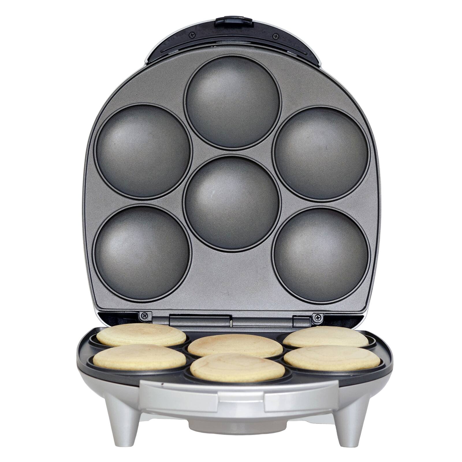 Alt View 5. Brentwood - Brentwood AR-136 6 Piece Non-Stick Arepa Maker - Silver.