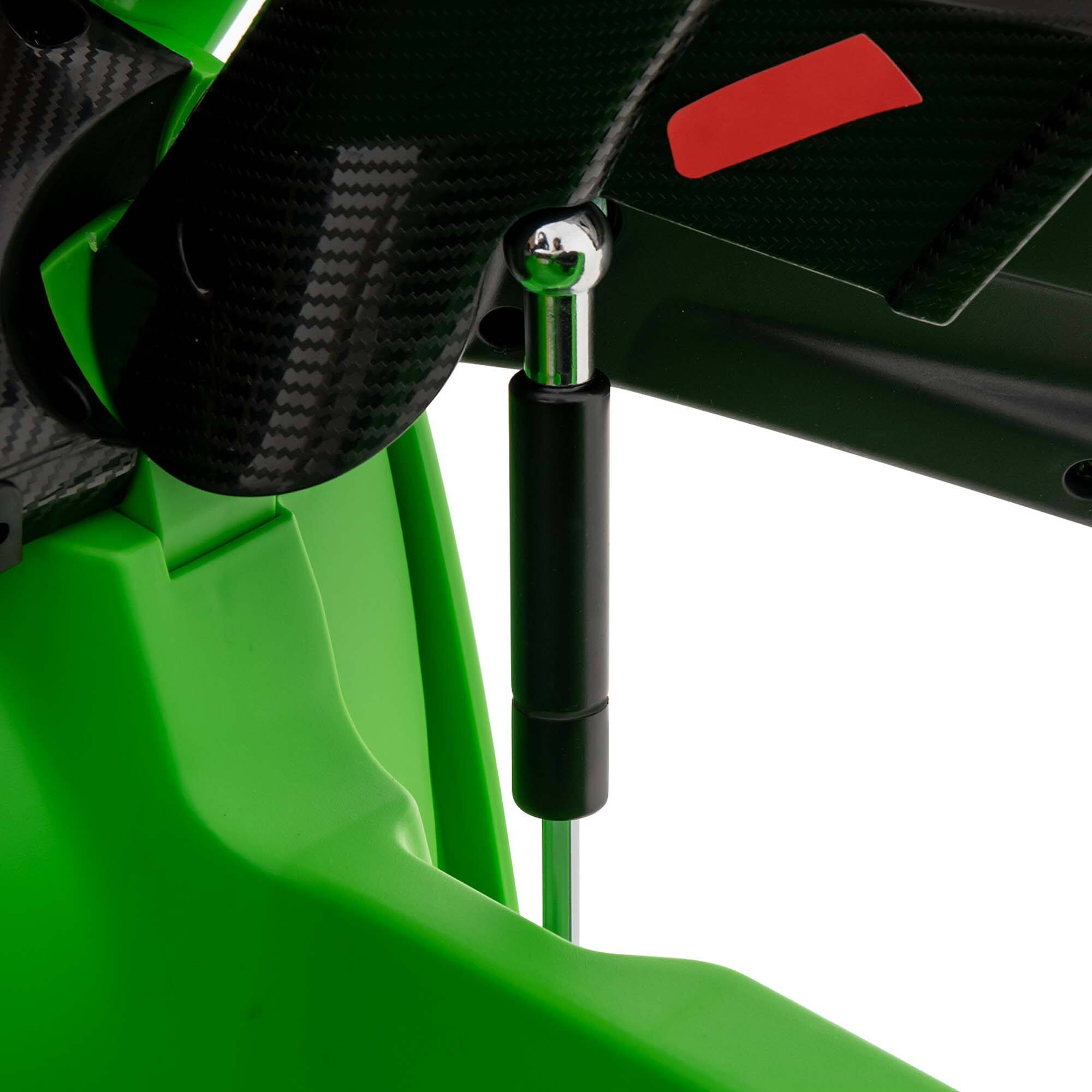 Alt View 9. Costway - Costway Licensed Lamborghini 4WD Kids Ride-on Sports Car 12V Electric Vehicle with Remote - Green.