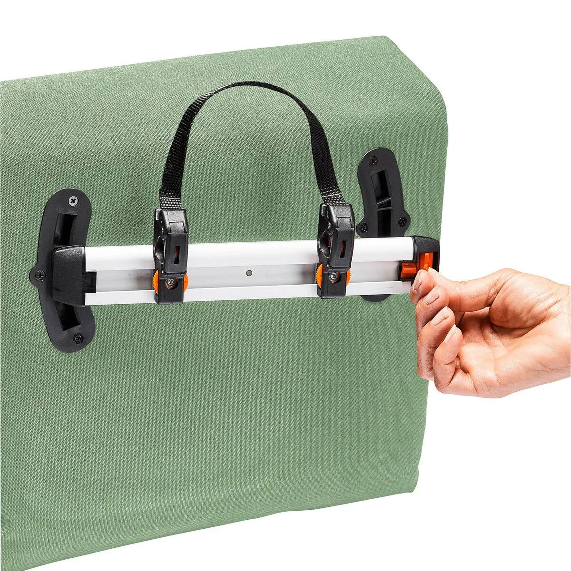 Alt View 4. VAUDE - Vaude Augsburg IV L Bike Bag - Willow Green - Willow Green.
