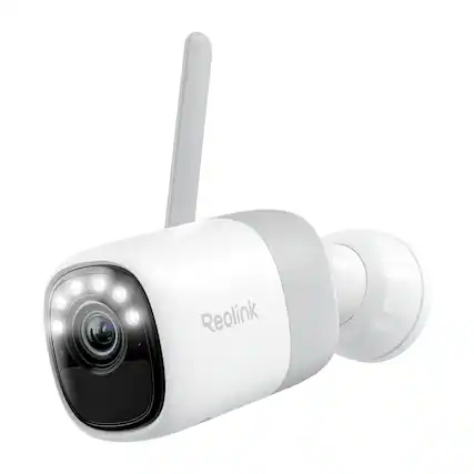 Front. Reolink - Altas Series B630 2K 4MP Battery Security Camera Wireless WiFi with Pre-Record, ColorX, Long Battery Life - White.